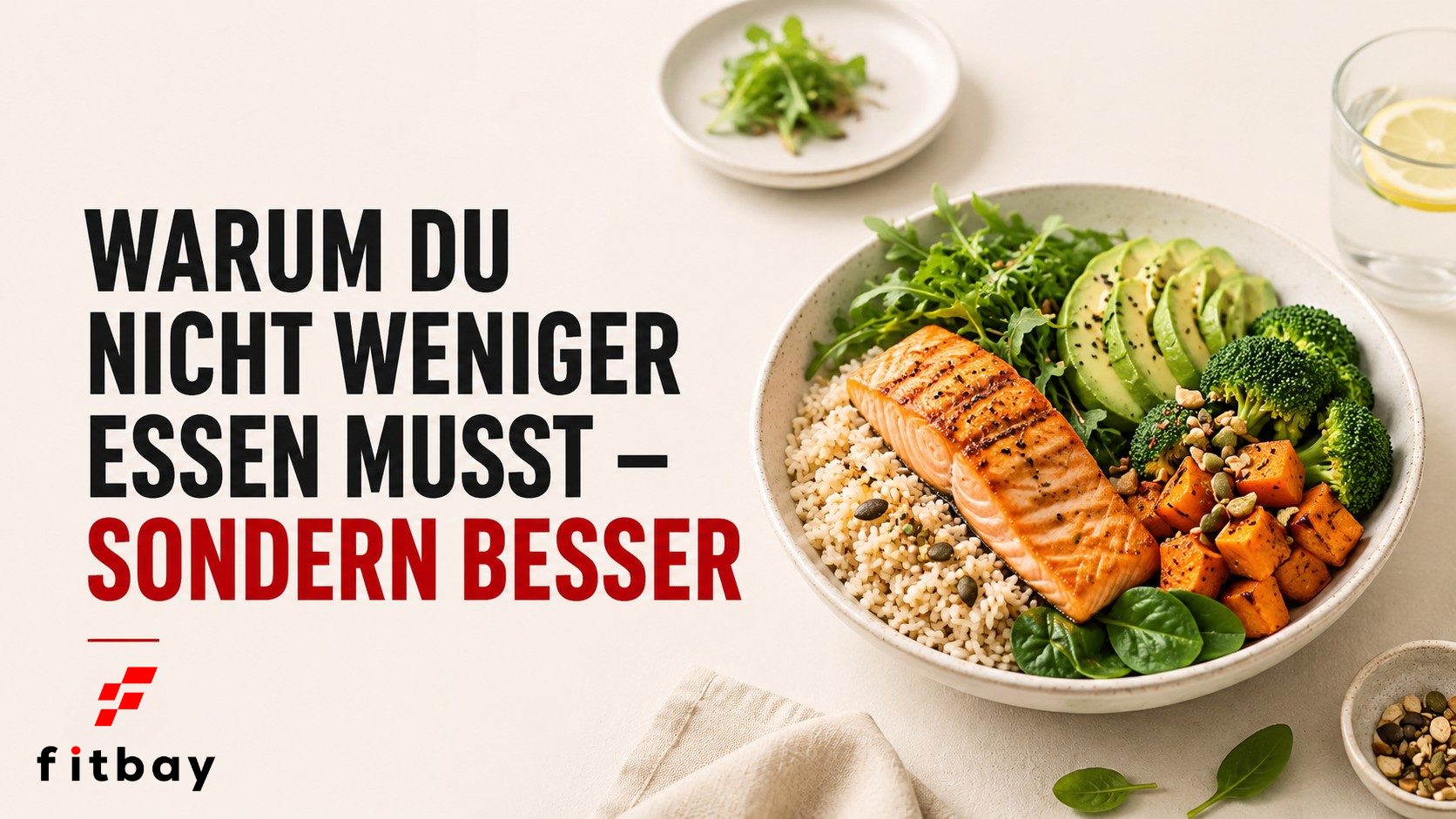 Warum du nicht weniger essen musst – sondern besser