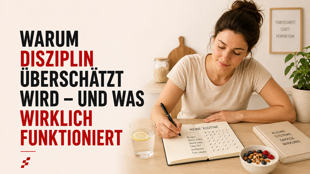 Warum Disziplin überschätzt wird – und was wirklich funktioniert