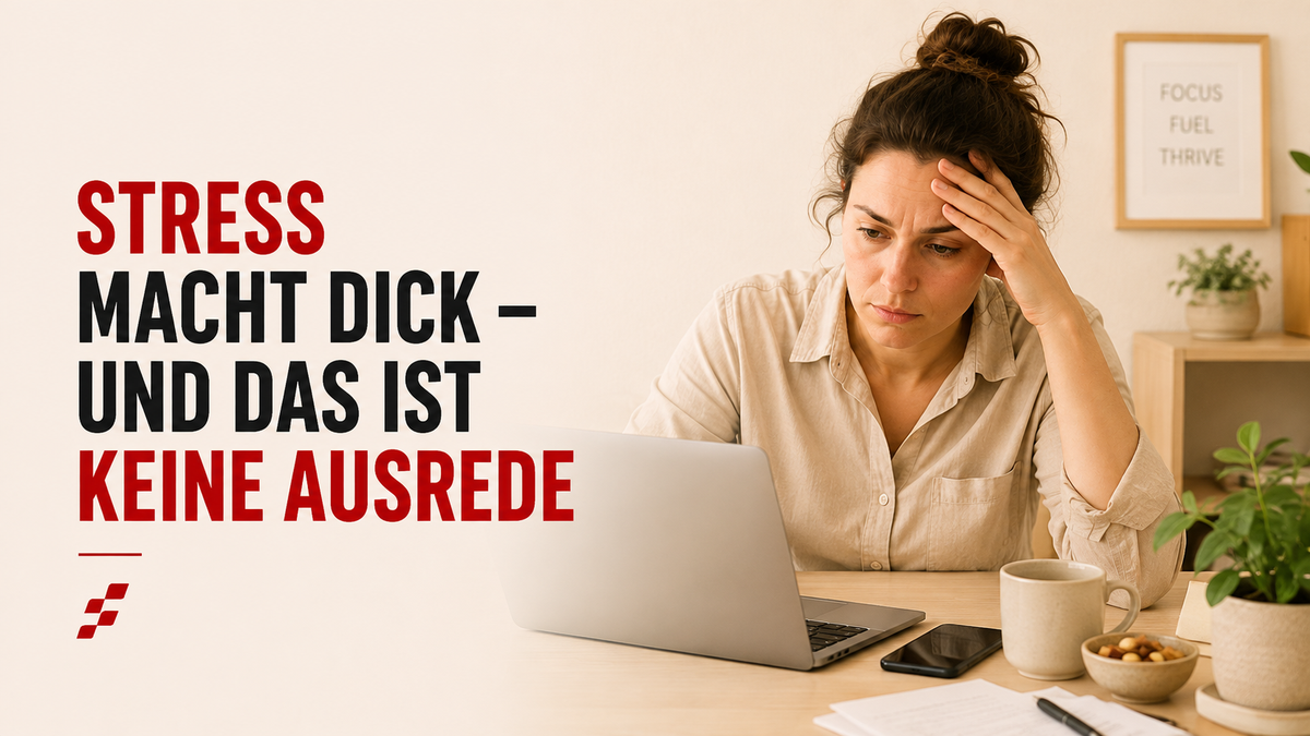 Stress macht dick – und das ist keine Ausrede