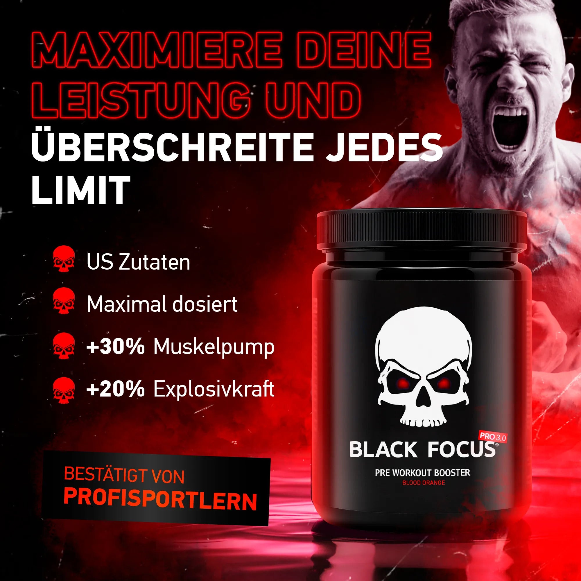 Black Focus Pro 3.0 400g (Nachzug)