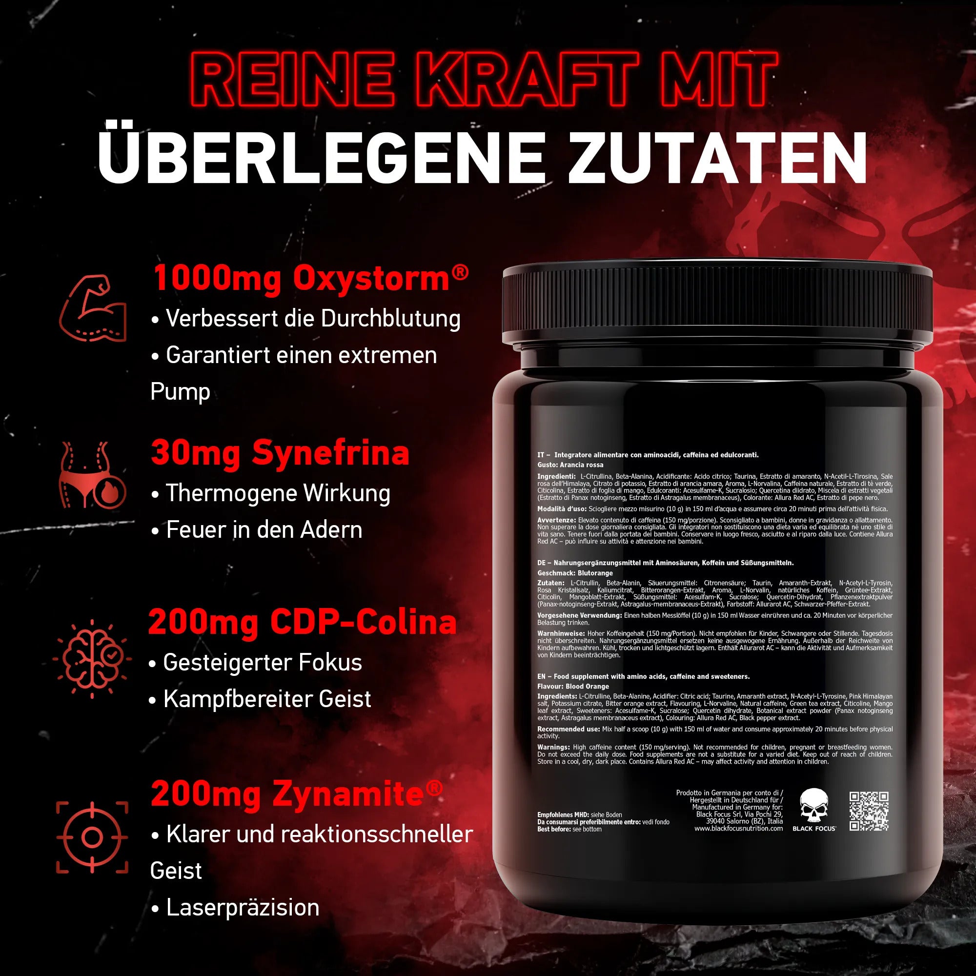 Black Focus Pro 3.0 400g (Nachzug)