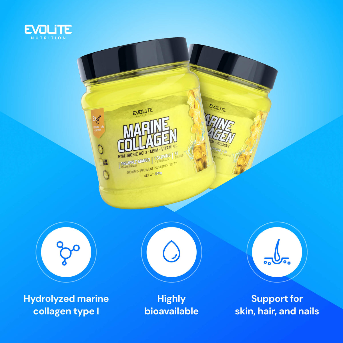 Evolite Nutrition Marine Collagen 300g