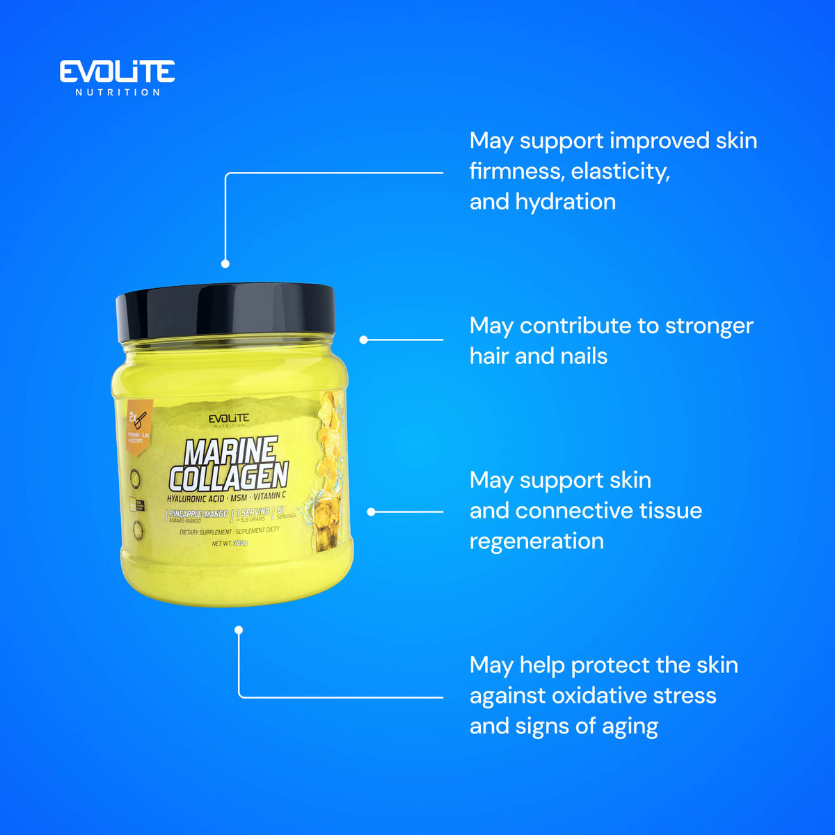 Evolite Nutrition Marine Collagen 300g