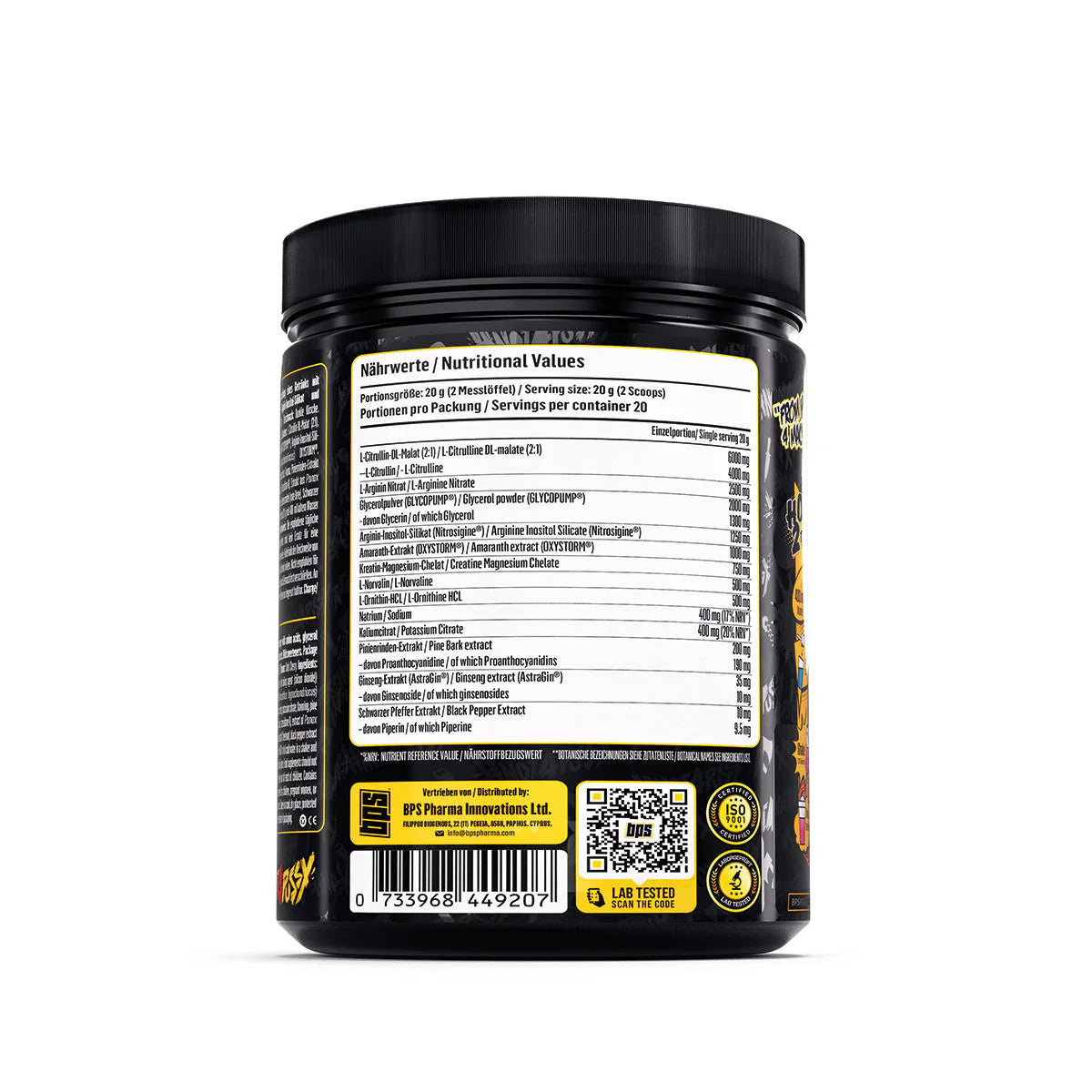 BPS Pharma NOT4PUSSY Iron Pump 400g