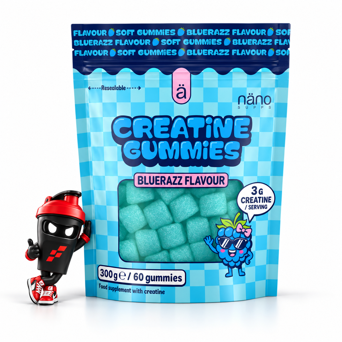 Nano Supps Creatine Gummies 60 Stück