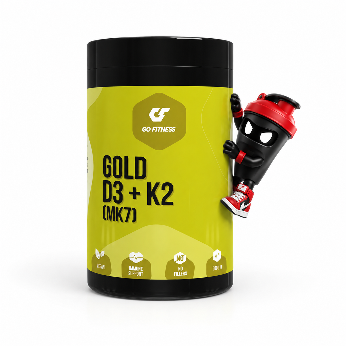GoFitness Nutrition D3 + K2 (MK7) 60 Caps