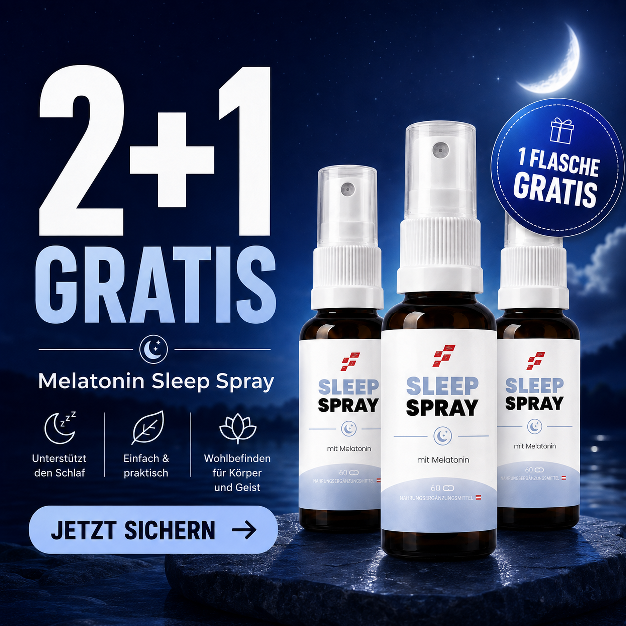 Melatonin Sleep-Spray(2+1 GRATIS)