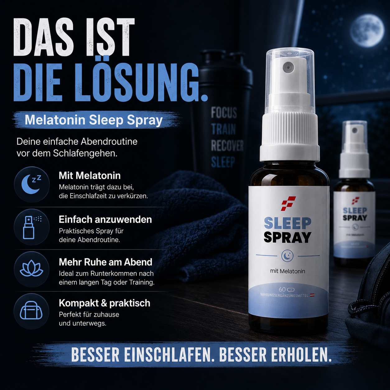 Melatonin Sleep-Spray(2+1 GRATIS)