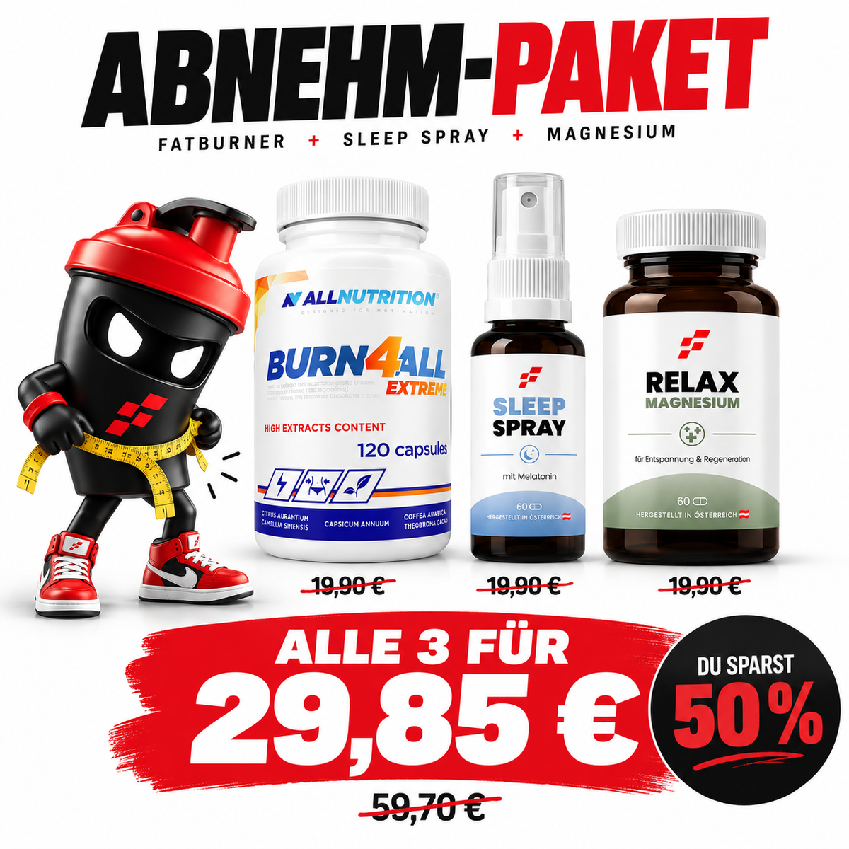 Abnehm-Paket(-50% Rabatt)