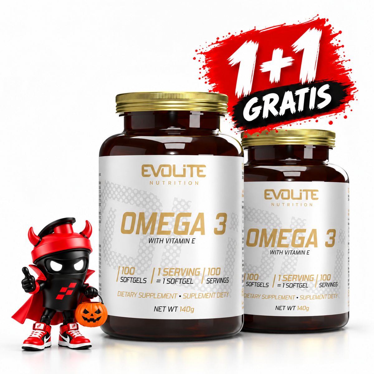 Evolite Omega 3 (1+1 Gratis)