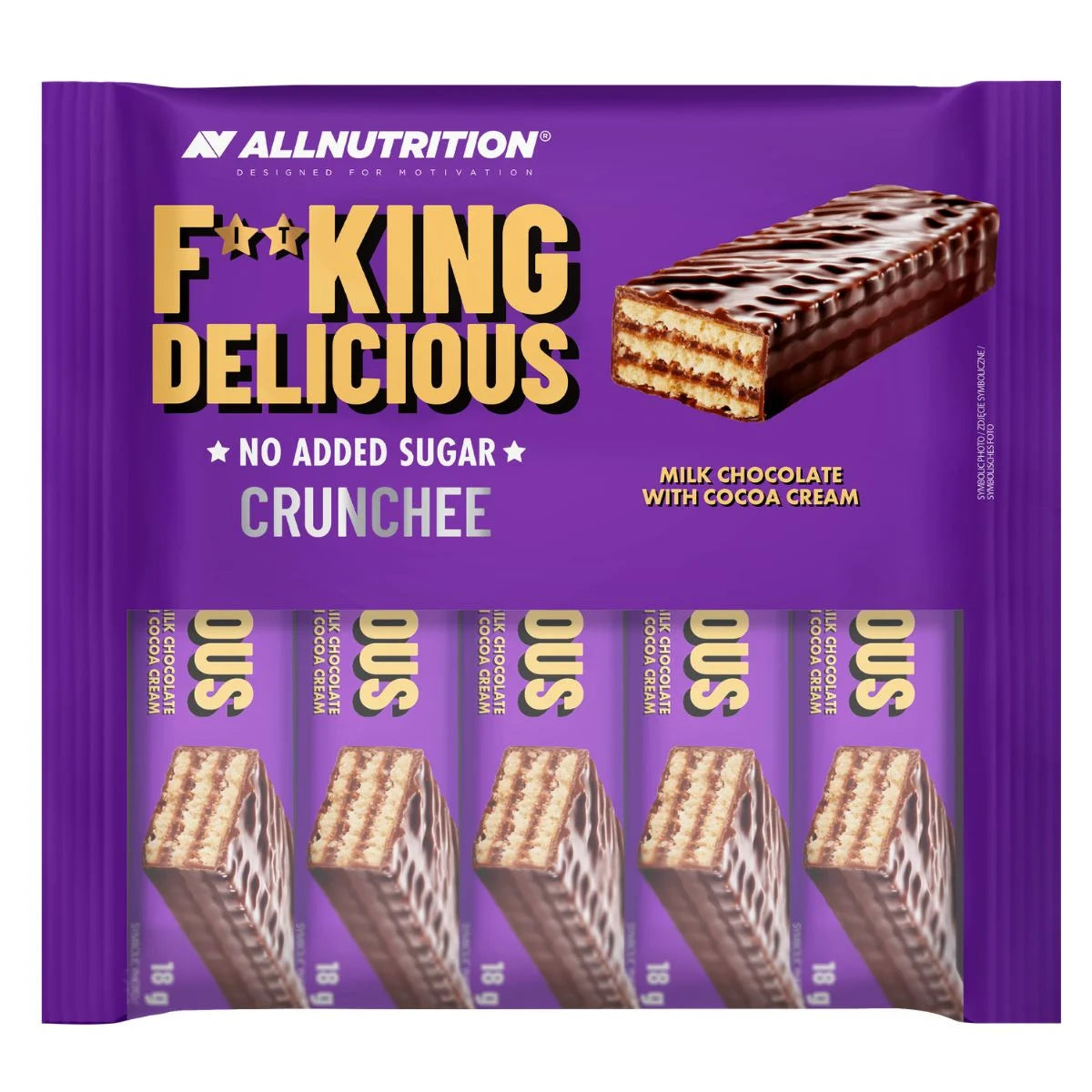 ALLNUTRITION Fitking Delicious Crunchee 5PACK 5x 18g