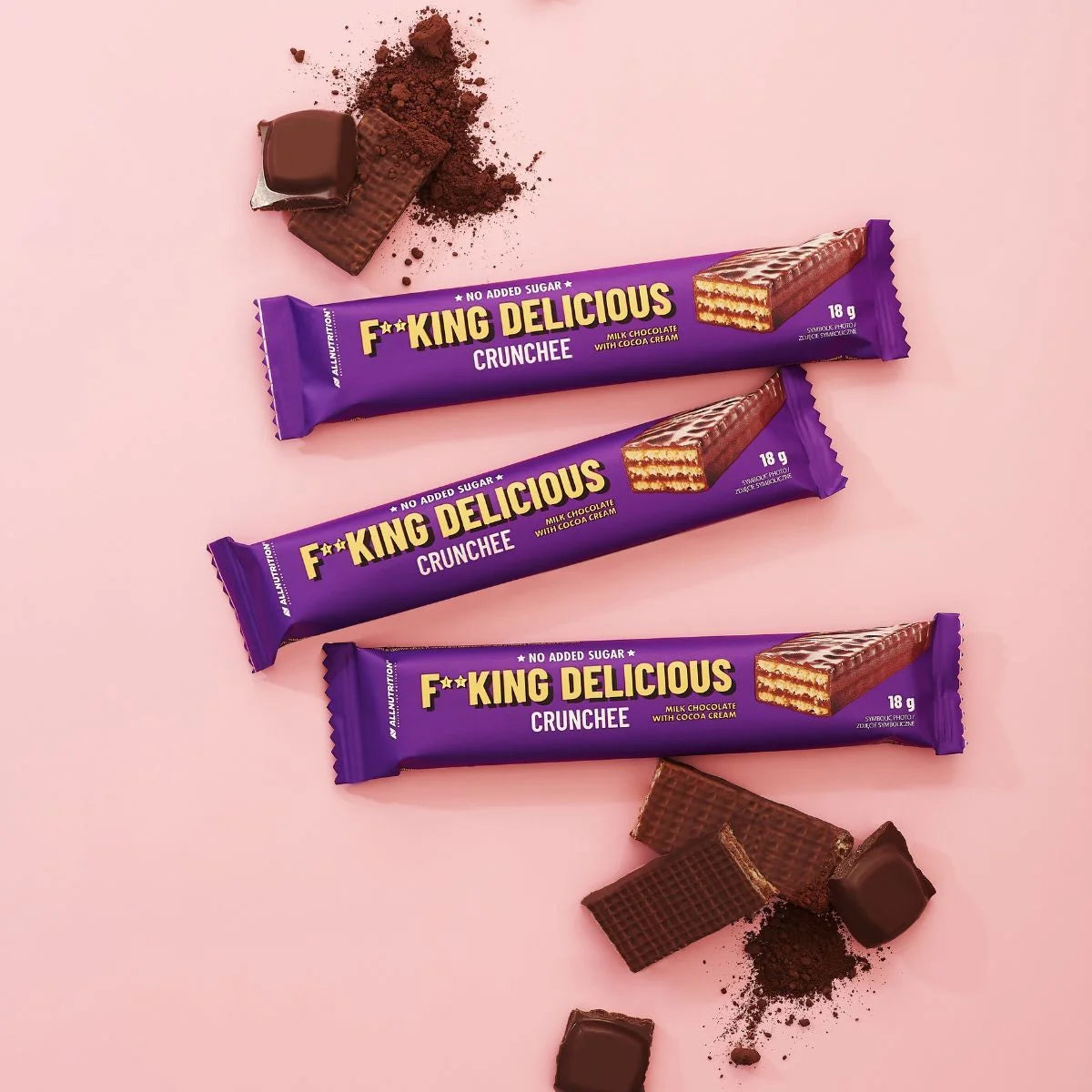 ALLNUTRITION Fitking Delicious Crunchee 5PACK 5x 18g