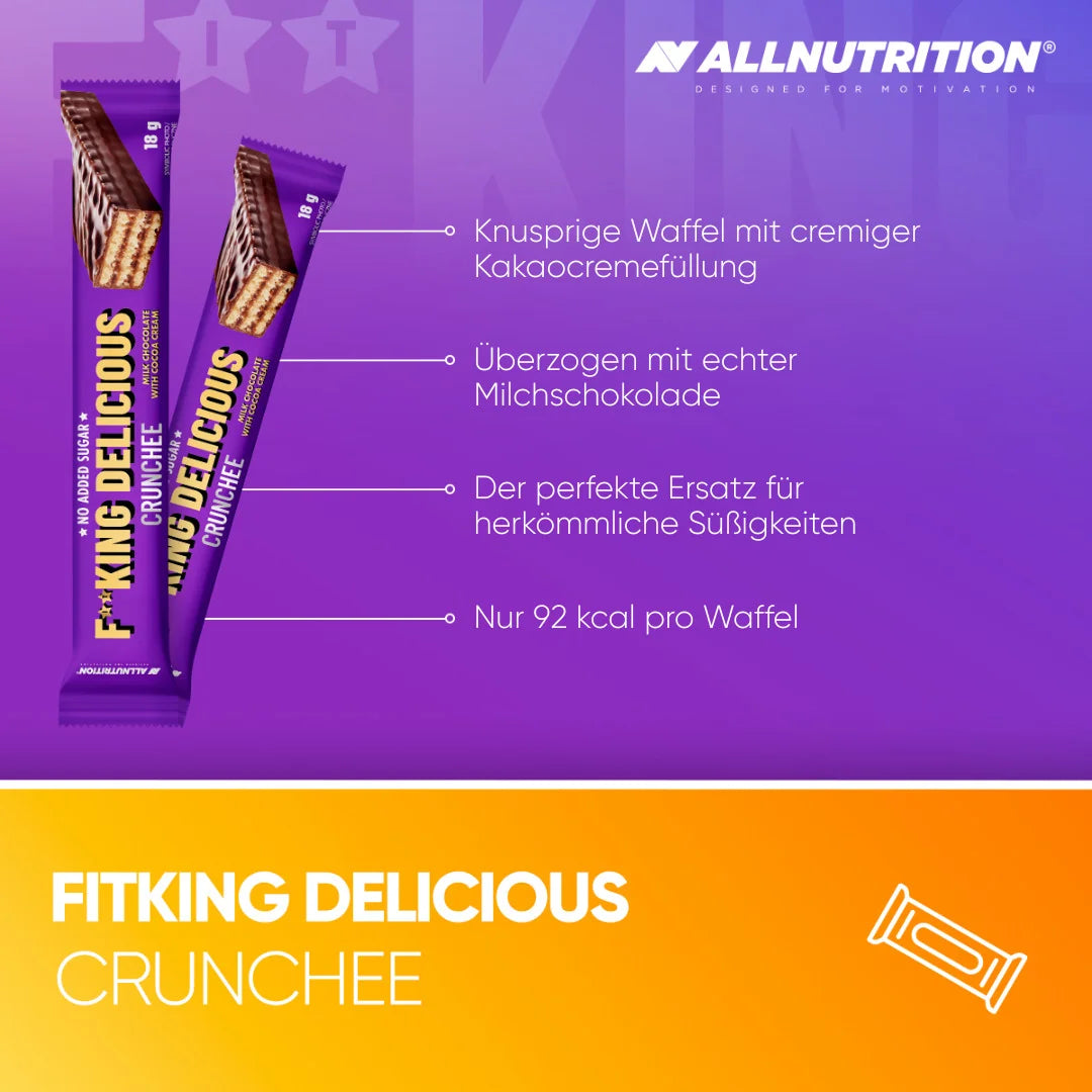 ALLNUTRITION Fitking Delicious Crunchee 5PACK 5x 18g