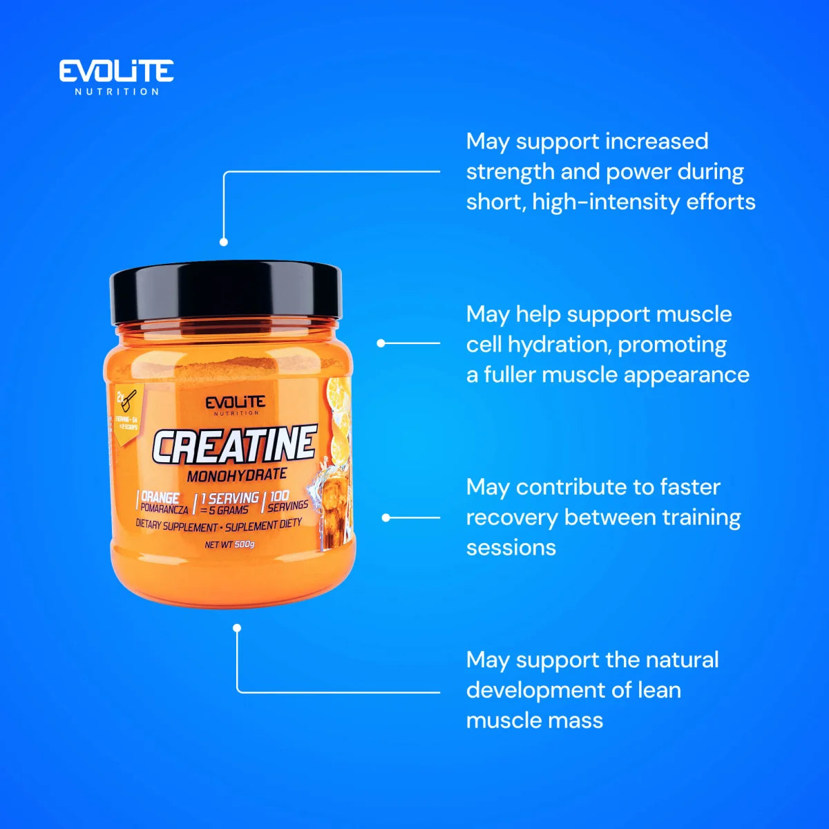 Kreatin 500g(1+1 Gratis)